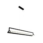Pendente Led Preto 100x15x15cm 37w 3000k 3700lm Bivolt Para S