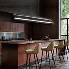 Pendente Led Preto 100x15x15cm 37w 3000k 3700lm Bivolt Para S