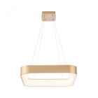 Pendente Led Quadrado 3000k 35w Bivolt 60x60cm Metal E Acríli