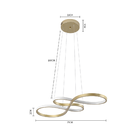 Pendente Led Ranu Bronze 35w 3000k Bivolt