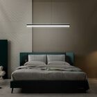 Pendente Led Recta 1 Metro Avant Ne4000k Hasta Bivolt Preto F