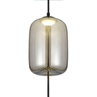 Pendente Led Selenita Fumê - Gmh Trade