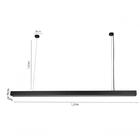 Pendente Led Slim Otan 1,2m Mesa Escritório