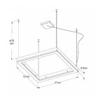 Pendente Led Squadra Bella Italia 220v Branco