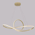 Pendente Led Wari Cristal Bronze