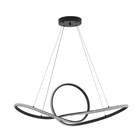 Pendente Led Wari Cristal Preto