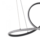 Pendente Led Wari Cristal Preto