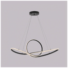 Pendente Led Wari Cristal Preto