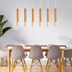 Pendente Legno Madeira 55cm Madelustre Castanho