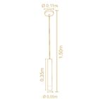 Pendente Legno Médio Madelustre