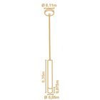 Pendente Legno Médio Madelustre