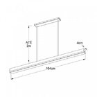 Pendente Linea Bella Italia 110v Preto