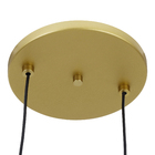 Pendente Linear 2 Lâmpadas Dourado Fosco E27 Pantoja & Carmona