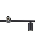 Pendente Linear 4 Lâmpadas Preto E27 Pantoja & Carmona