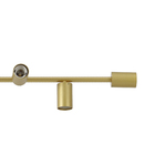 Pendente Linear 6 Lâmpadas Dourado Fosco E27 Pantoja & Carmona