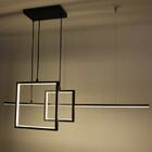 Pendente Lines Preto Com Led Integrado Branco Quente (3000k)