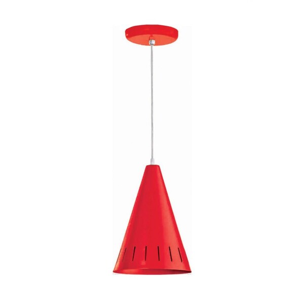 Pendente Linha Tenessi 8363 C/ Detalhe Vemelho Click Injet