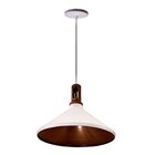 Pendente Livia Branco/cobre G