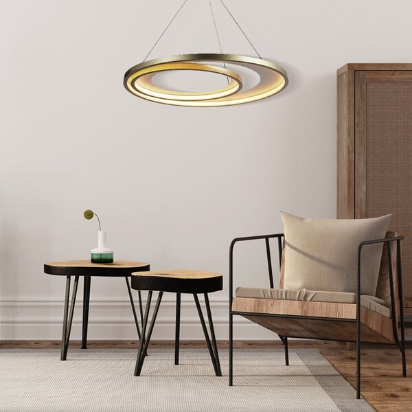 Pendente Loop 2,2cm 1x48w 3000k 1500lm Led Branco