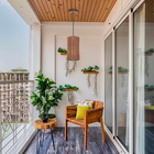 Pendente Redondo Loures Madeira Imbuia 1 Lâmpada Luzvita