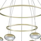 Pendente Ludique Gold Bella Para Salas E Quartos Led 50w 3000