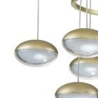 Pendente Ludique Gold Bella Para Salas E Quartos Led 50w 3000