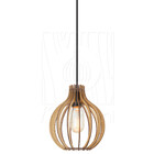 Pendente Luminária Bali E27 Madeira Bancada Moderno Lounge Rú