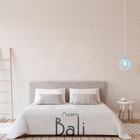 Pendente Luminária Bali E27 Quarto Azul Claro Moderno Lounge