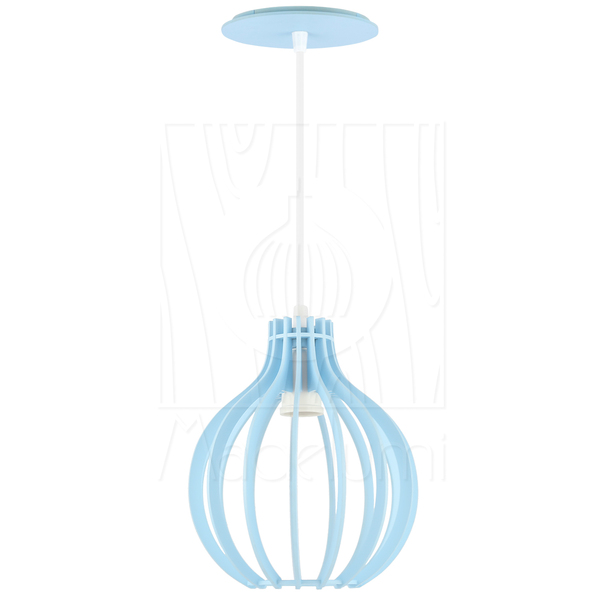 Pendente Luminária Bali E27 Quarto Bancada Moderno Lounge Azu