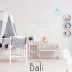 Pendente Luminária Bali E27 Quarto Bancada Moderno Lounge Azu