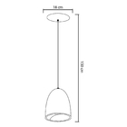 Pendente Luminária Cúpula Jd Molina 7741
