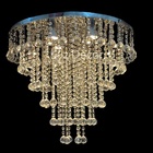 Pendente Luminária De Cristal Legítimo Para Sala Quarto Bivolt