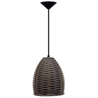 Pendente Luminária De Junco Taça Pequeno