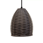 Pendente Luminária De Junco Taça Pequeno