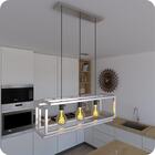 Pendente Luminária Industrial Inox Infinity Triplo