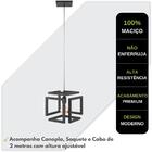 Pendente Luminária Infinity Industrial Preto