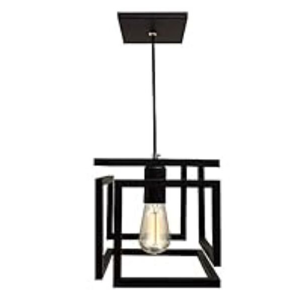 Pendente Luminária Infinity Industrial Preto 20 Cm X 20 Cm
