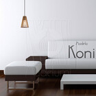 Pendente Luminária Koni E27 Madeira Sala Moderno Desmontada R