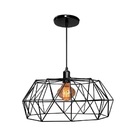 Pendente Luminária Lustre Aramado Estatadio - Preto