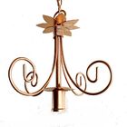 Pendente Luminária Lustre Decoração 1 Lâmpada Rose Gold Ferro