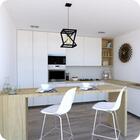 Pendente Luminária Quadrada Industrial Preto