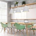 Pendente Luminaria Retro Lamp Show 128x28x28 Metal Branco