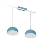 Pendente Luminária Suspenso Moderno Azul Alumínio Pdt7632