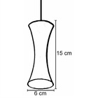 Pendente Luminária Suspenso Moderno Azul Alumínio Pdt7941
