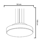 Pendente Luminária Suspenso Moderno Branco Alumínio Pdt7653