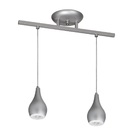 Pendente Luminária Suspenso Moderno Prata Alumínio Pdt5522