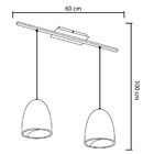 Pendente Luminária Suspenso Moderno Preto Alumínio Pdt7742