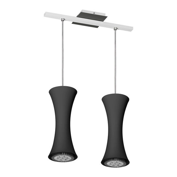 Pendente Luminária Suspenso Moderno Preto Alumínio Pdt7922