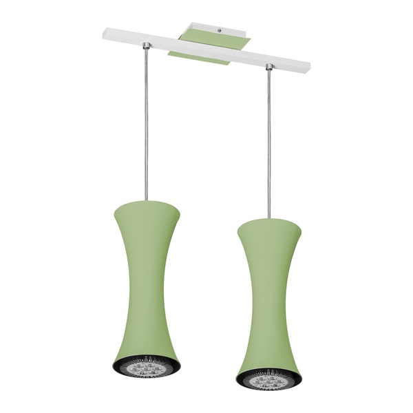 Pendente Luminária Suspenso Moderno Verde Alumínio Pdt7922