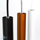 Pendente Luminária Teto Balcão Sala Tubo Cilindro 50cm Cobre